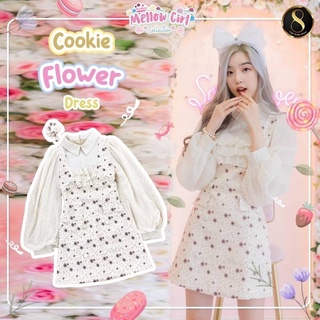 💎พร้อมส่ง💎8 studio ชุดเดรส cookie flower dress