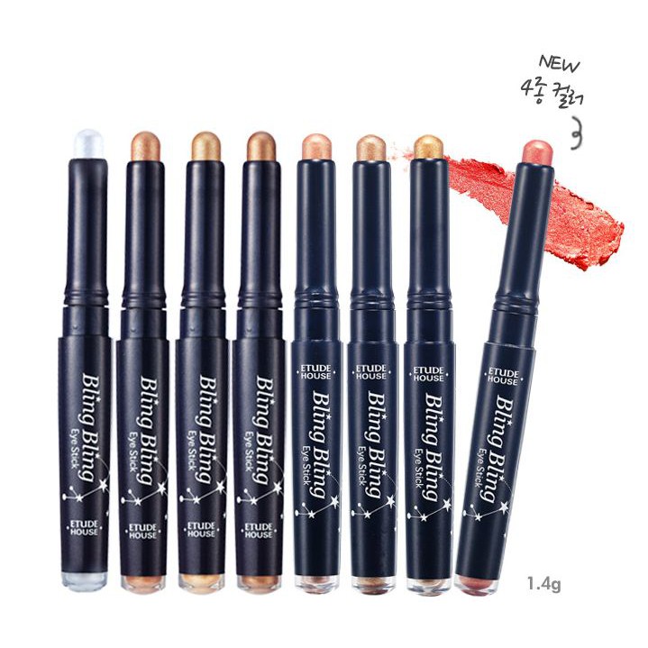(ซื้อผ่านไลฟ์ลด50%) ของแท้/พร้อมส่ง Etude House Bling Bling Eye Stick Color