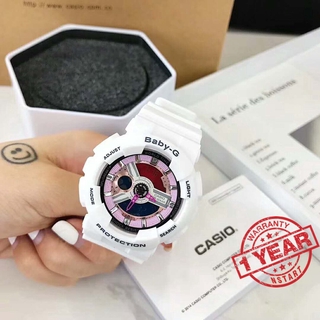 Casi0 G-Shock BABY G-110 BG110 นาฬิกาข้อมือ สีขาว สีชมพู