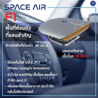 Space Air F1 เครื่องบำบัดอากาศภายในรถยนต์