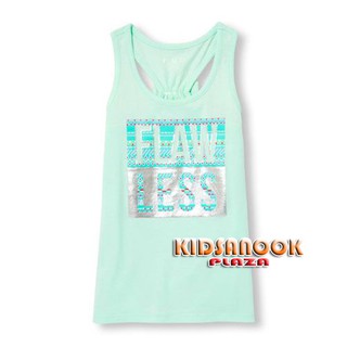 [แท้]PL295 เสื้อกล้าม The Childrens Place รุ่น Sleeveless Embellished Graphic Bow Racerback Top (5, 14 ปี)