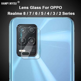 ฟิล์มกระจกนิรภัยกันรอยเลนส์กล้อง ด้านหลัง แบบใส บางพิเศษ สําหรับ OPPO Realme 2 3 3i 5 5i 5s 6 6i 6s 7 7i 8 Pro 4G 5G 1-5 ชิ้น