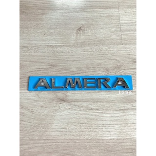 โลโก้ ALMERA ติดนิสสัน ขนาด 19.5x2.2cm.