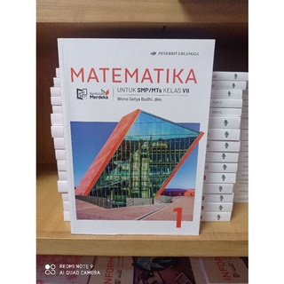 หนังสือคณิตศาสตร์ Merdeka Erlangga 7th Grade สําหรับนักเรียนมัธยมต้น