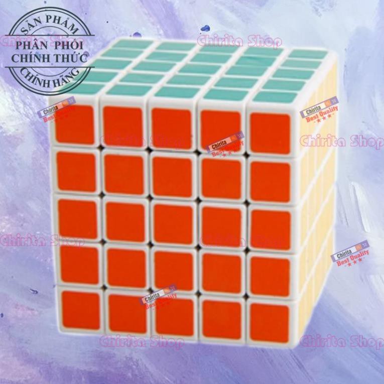 Rubik Magic Cube 5x5 - ของเล่น Rubik Jiehui 5x5x5 พร้อมขอบสีขาวระดับพรีเมียม