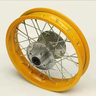 ชุดล้อโล Off-road motorcycle accessories steel rim wheel core wheel hub 1.40x14 inch (front) 1.85x12 inch (rear)