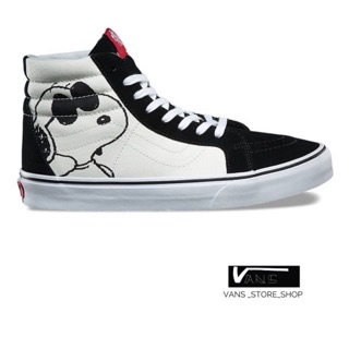 VANS SK8HI X PEANUTS JOE COOL BLACK SNEAKERS สินค้ามีประกันแท้