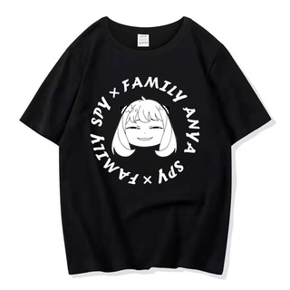 เสื้อยืดสีพื้น เสื้อคนอ้วน ▤✽✸SPY×FAMILY เสื้อยืดผู้หญิงและผู้ชาย Unisex แฟชั่น Tees Tops ลำลอง Tee