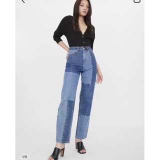 ZR👖ZARA MUTI-COLOR STRAIGHT JEANS กางเกงยีนส์ขายาวทรงขาบานแท้⛔️ราคารวมค่าจัดส่งค่ะ⛔️