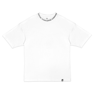 TZ RIB OVERSIZED TEE - WHITE