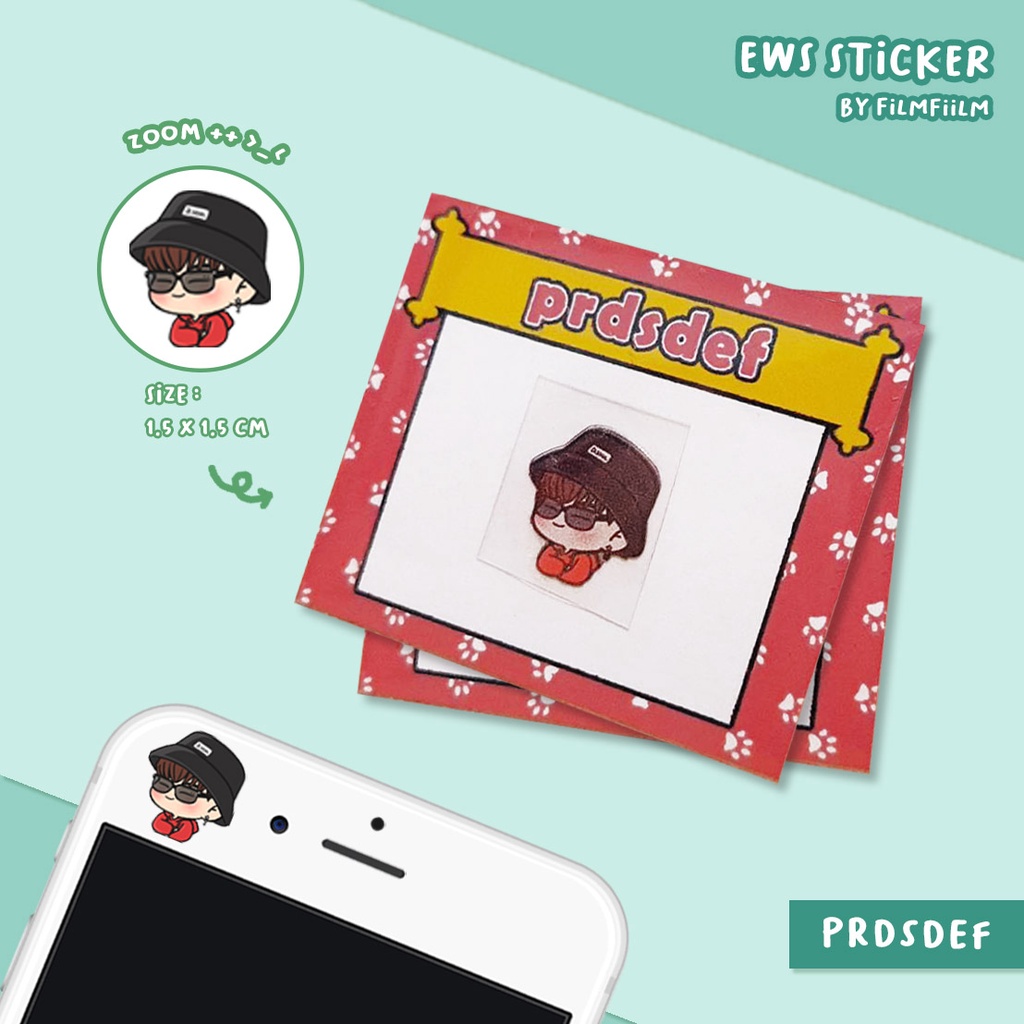 EWS Sticker สติกเกอร์กันรังสี Fanart JB GOT7