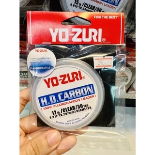 สายช็อค YO-ZURI Fluorocarbon 100% H.D.Carbon