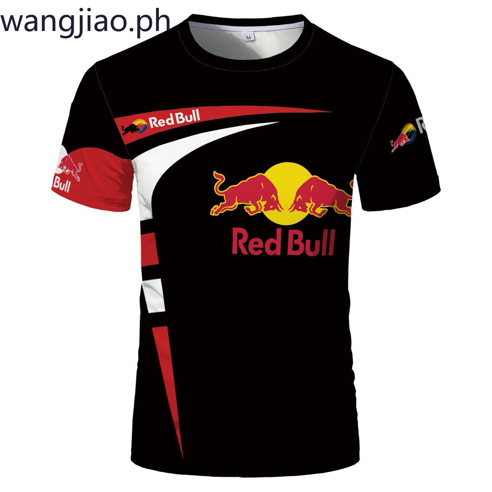 ใหม่ผู้ชายและผู้หญิง三维พิมพ์ดิจิตอลกระทิงแดงเสื้อยืดลําลองระบายอากาศกีฬาคอกลมแขนสั้นเสื้อยืดและด้านบน
