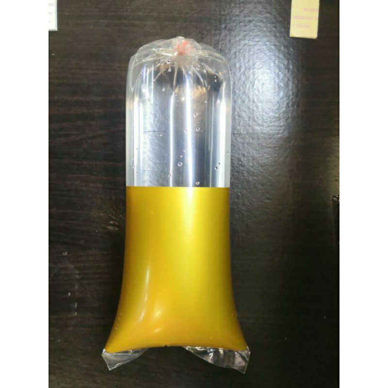 ถุงแพ็คปลา​ 4*12​ นิ้ว​ สกรีนแถบสีทอง​ ถุงแพ็คปลากัดสกรีนแถบสีทอง