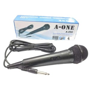 LXJ ไมค์พร้อมสาย ไมโครโฟน ร้องเพลง/พูด คาราโอเกะ Professional Dynamic Microphone LIVEA-250