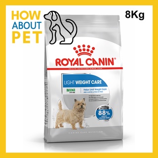 [8kg] Royal Canin Mini Light Weight Care อาหารสุนัข รอยัล คานิน สำหรับสุนัขโต พันธุ์เล็ก อ้วนง่าย อายุ 10+ เดือนขึ้นไป