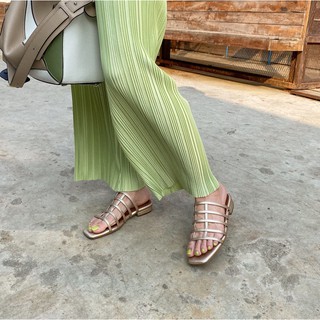 KARINE Rubik Sandals สีMetallic Gold