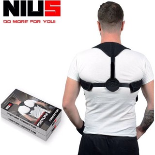 NIUS posture corrector เข็มขัดพยุงหลัง เสริมบุคลิกภาพสรีระ