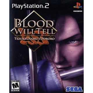 แผ่นเกมส์PS2 Blood Will Tell :Tezuka Osamus Dororo ps2 แผ่นไรท์ เกมเพทู แผ่นplay2 blood will tell