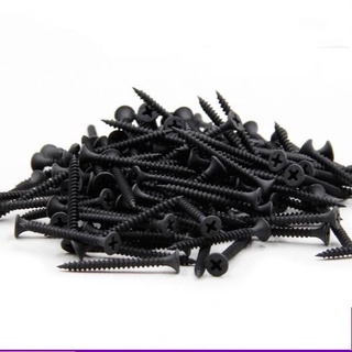 สกรูไดวอล สกรูขันฝ้า สกรูดำ แพคละ 1000g สำหรับยิงฝ้าเพดานผนังเบา Drywall Screws