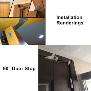 กันชนประตูติดวงกบ กันชนวงกบ กันชนประตู กันชนติดวงกบ นชนสแตนเลส (แบบแผ่น) Frame mounted door stop