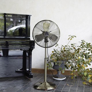 Bungalow Fan พัดลมเหล็กตั้งพื้น ขนาด 16 นิ้ว รุ่นซูค CLASSIC STAND FAN ZUG ( คอปเปอร์โกลด์ )