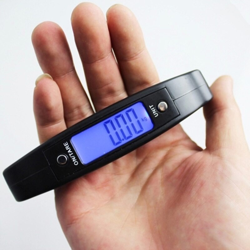 เครื่องชั่งน้ำหนักกระเป๋า พกพา เเถมถ่าน LUGGAGE SCALE รูปที่ 4