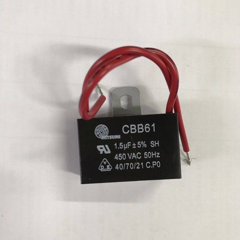 ซีพัดลม mitsumi 1.5uf/450v