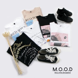 เสื้อยืด Cotton Comb MOOD Oversize T-Shirt ปลีก-ส่ง