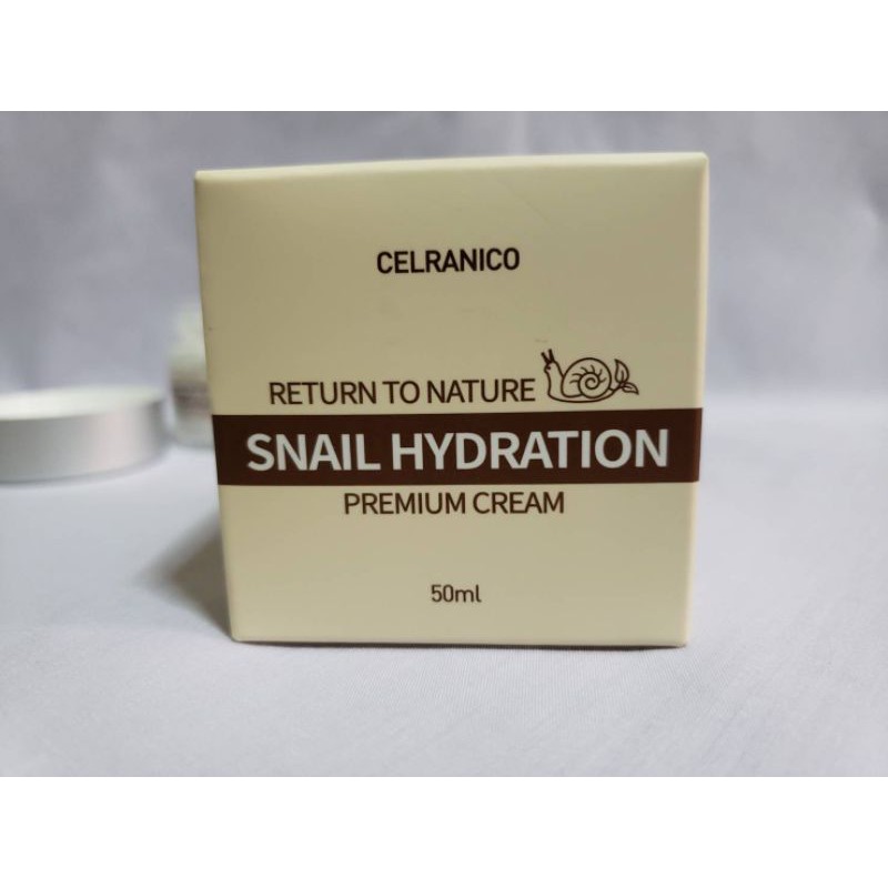 🐌เซลรานิโก้ ครีมเมือกหอยทาก🐌 Celranico Return To Nature Snail Hydration Premium Cream 🐌