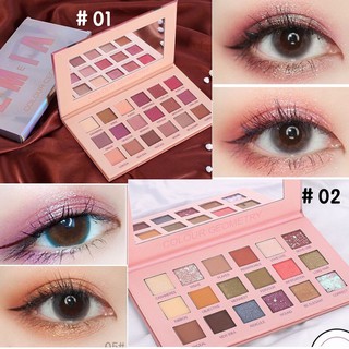 Eyeshadow Disc Powder Palette พาเลททาตา18สี