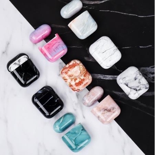 Airpods ฝาครอบกรณี เคส Apple Airpods 1/2 / pro พีซีเคสแข็ง INS หินอ่อน ชุด เปลือกป้องกัน ครอบคลุมสำหรับ Apple Airpods 1/2 / โปร