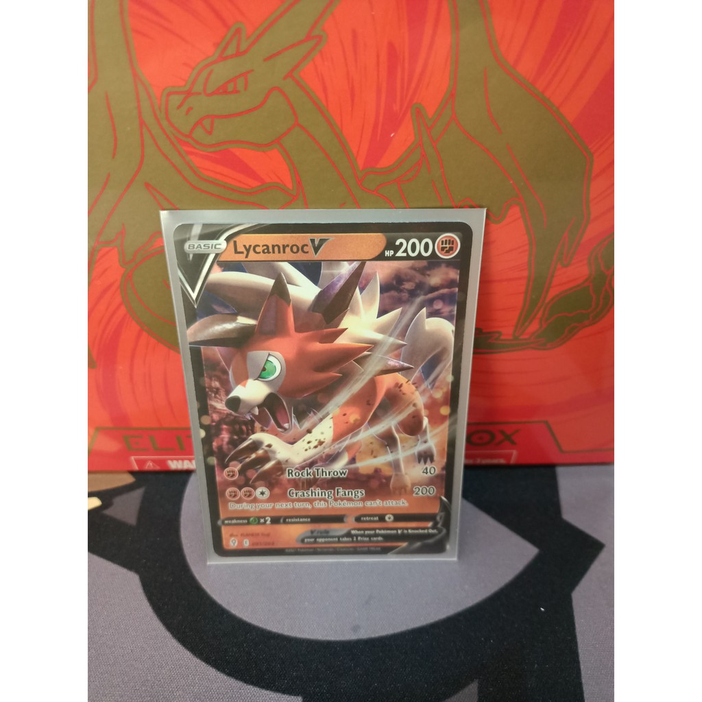 Pokemon Card "Lycanroc V 091/203" ENG Evolving Skies