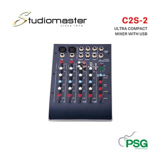 Studiomaster C2S-2 ULTRA COMPACT MIXER WITH USB