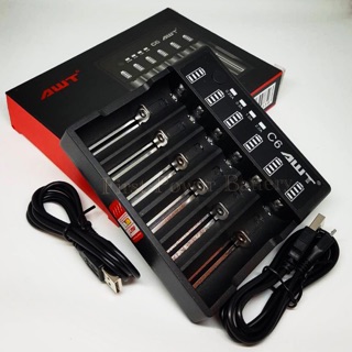 AWT C6 Charger ของแท้(เครื่องชาร์จAWT C6 แบบ6ช่อง)