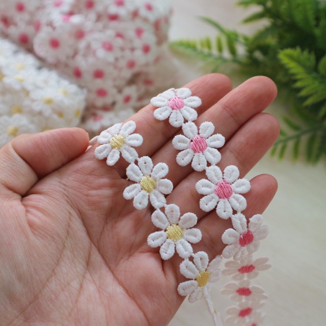 ริบบิ้นดอกไม้ ขนาด 2 cm (90cm)