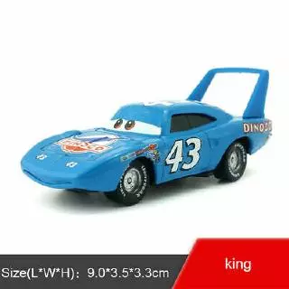 โมเดลรถยนต์Pixar Cars Mcqueen รถแข่ง Diecast 1 : 55