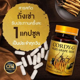 CORDY - G Plus Grape Seed ถั่งเช่า ผสม องุ่น คอร์ดี้จี