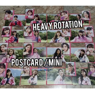 Special Gift Heavy Rotation  postcard / mini postcard การ์ด โฟโต้การ์ด โปสการ์ด  มิวสิค ปัญ เจนนิษฐ์ โมบาย เนย อร วี