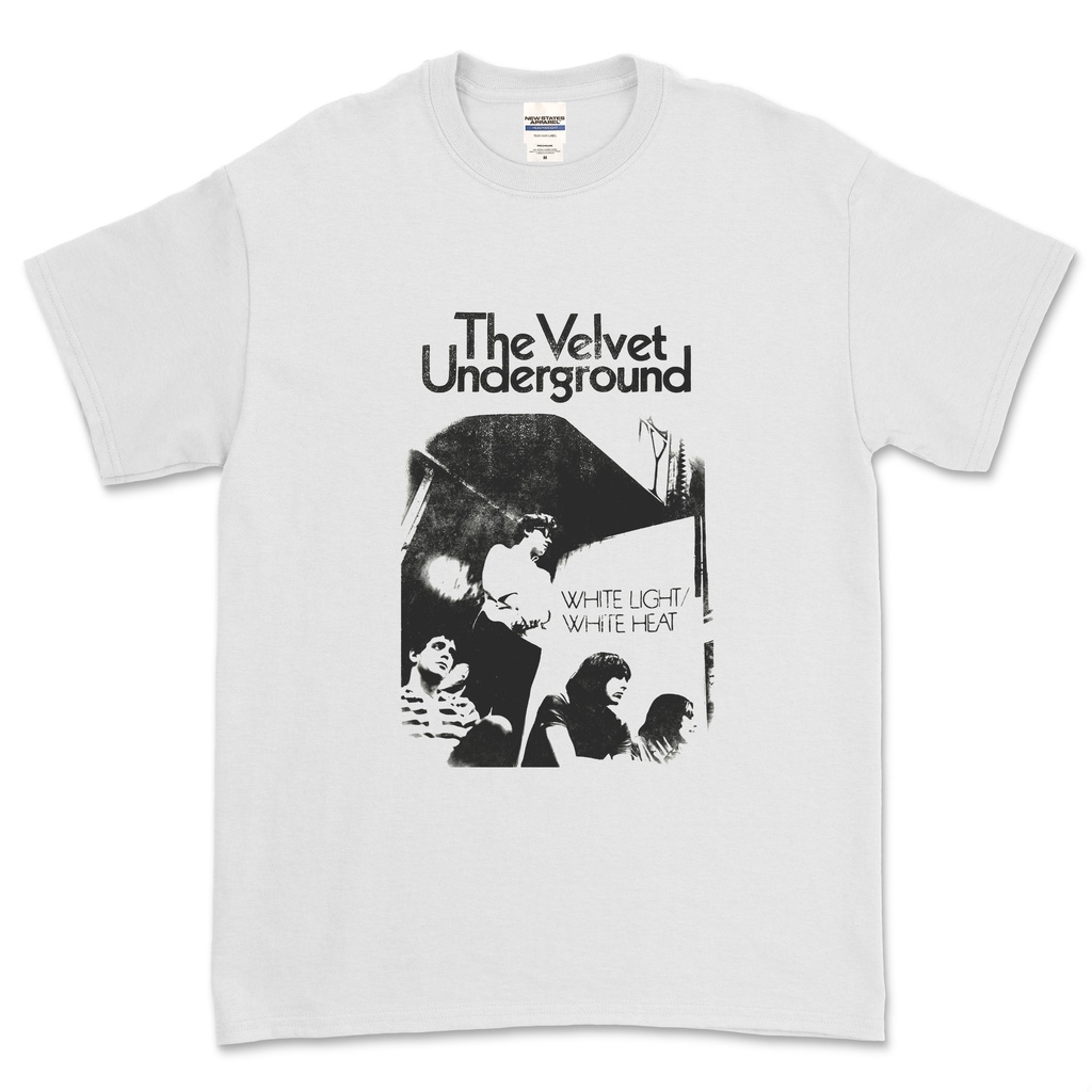 THE VELVET UNDERGROUND - เสื้อยืด HEAT WHITE LIGHT/WHITE