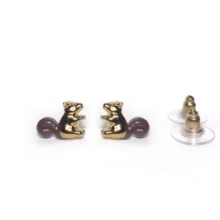 ต่างหูกระรอกจิ๋ว / Squirel Earring