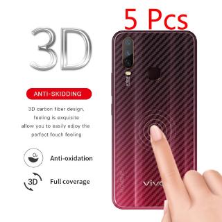 y11 (2019) y12 y15 y17 สติ๊กเกอร์ฟิล์มกันรอย 3 d คาร์บอนไฟเบอร์ 5 ชิ้น