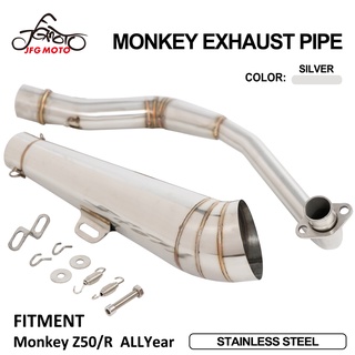 JFG Racing Monkey Durable Exhaust Pipe For Monkey Z50 R  ALL Year Motorcycles motocross