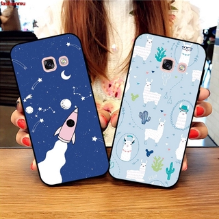 เคสโทรศัพท์ ซิลิโคน ลายการ์ตูน สำหรับ Samsung A3 A5 A6 A7 A8 A9 Pro Star Plus HHDW