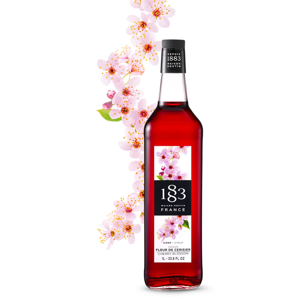 1883 CHERRY BLOSSOM SYRUP 1000 ml. (1883 น้ำเชื่อมดอกซากุระ 1000 มล.)