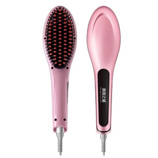 Beautiful Star Hair Auto Straightener หวีรีดผมตรง (Pink)