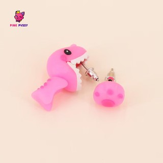 PINK PVSSY ต่างหู minimal ต่างหูเกาหลี ดินปั้น 3d  ตุ้มหู ตุ้มหูเกาหลี ต่างหูผู้หญิง ต่างหูผู้ชาย