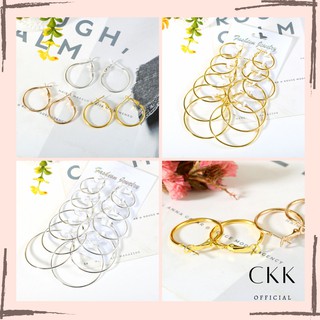 ~ CKK ~Anting 6 Set Ring Fashion Wanita Korea Aksesoris Murah