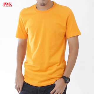 เสื้อยืดนุ่มพิเศษ Cotton100% สีส้ม TM20 - PMK Polomaker