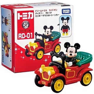 แท้ 100% จากญี่ปุ่น โมเดล ดิสนีย์ รถมิกกี้ เมาส์ Takara Tomy Tomica Ride-on Disney RD-01 Mickey Mouse &amp; Toon Car